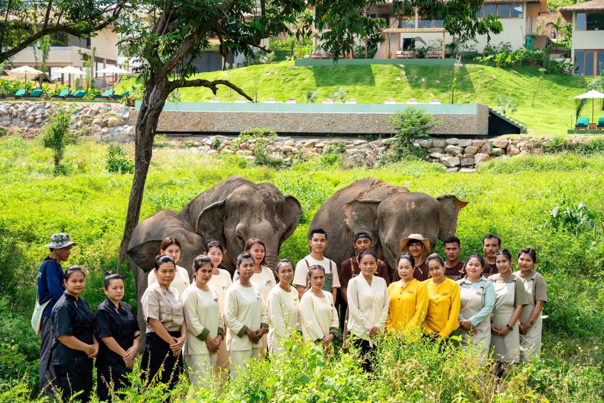 Wild Cottages Elephant Sanctuary Resort Amphoe Koksamui Екстер'єр фото