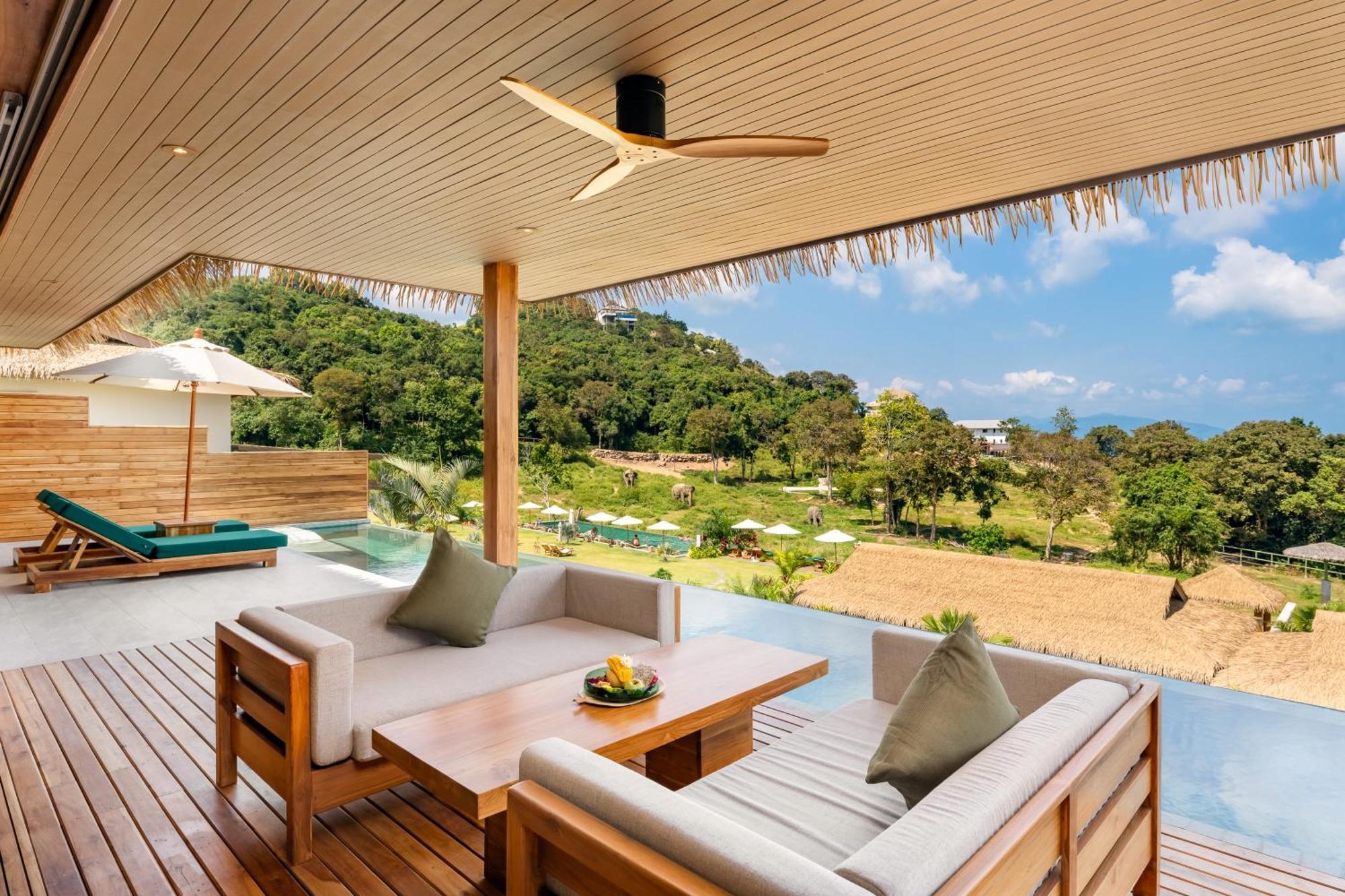 Wild Cottages Elephant Sanctuary Resort Amphoe Koksamui Екстер'єр фото